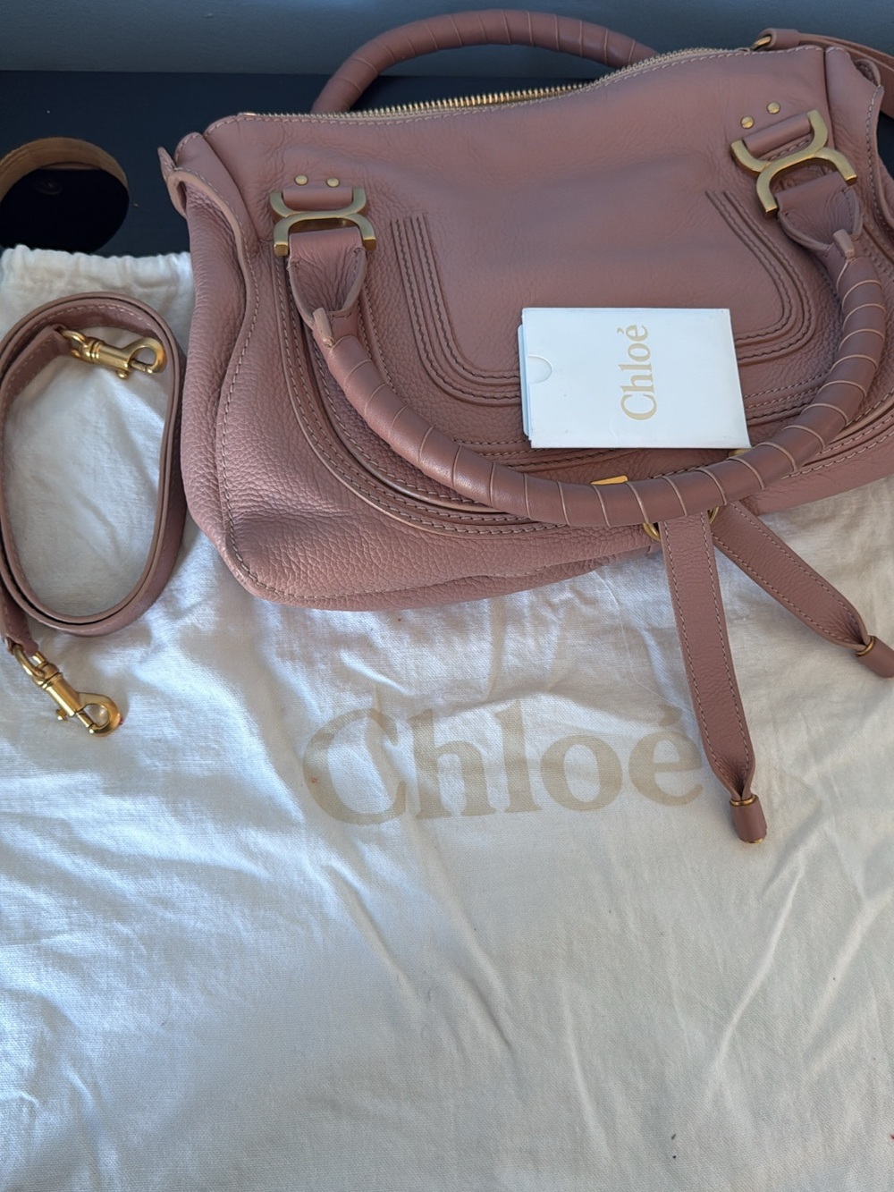 Chloe Marcie Medium Satchel - Picture 7 of 11
